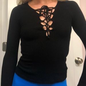 Long sleeve black shirt